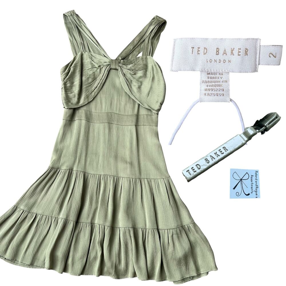 Ted Baker London Tiered Dress Sz 2